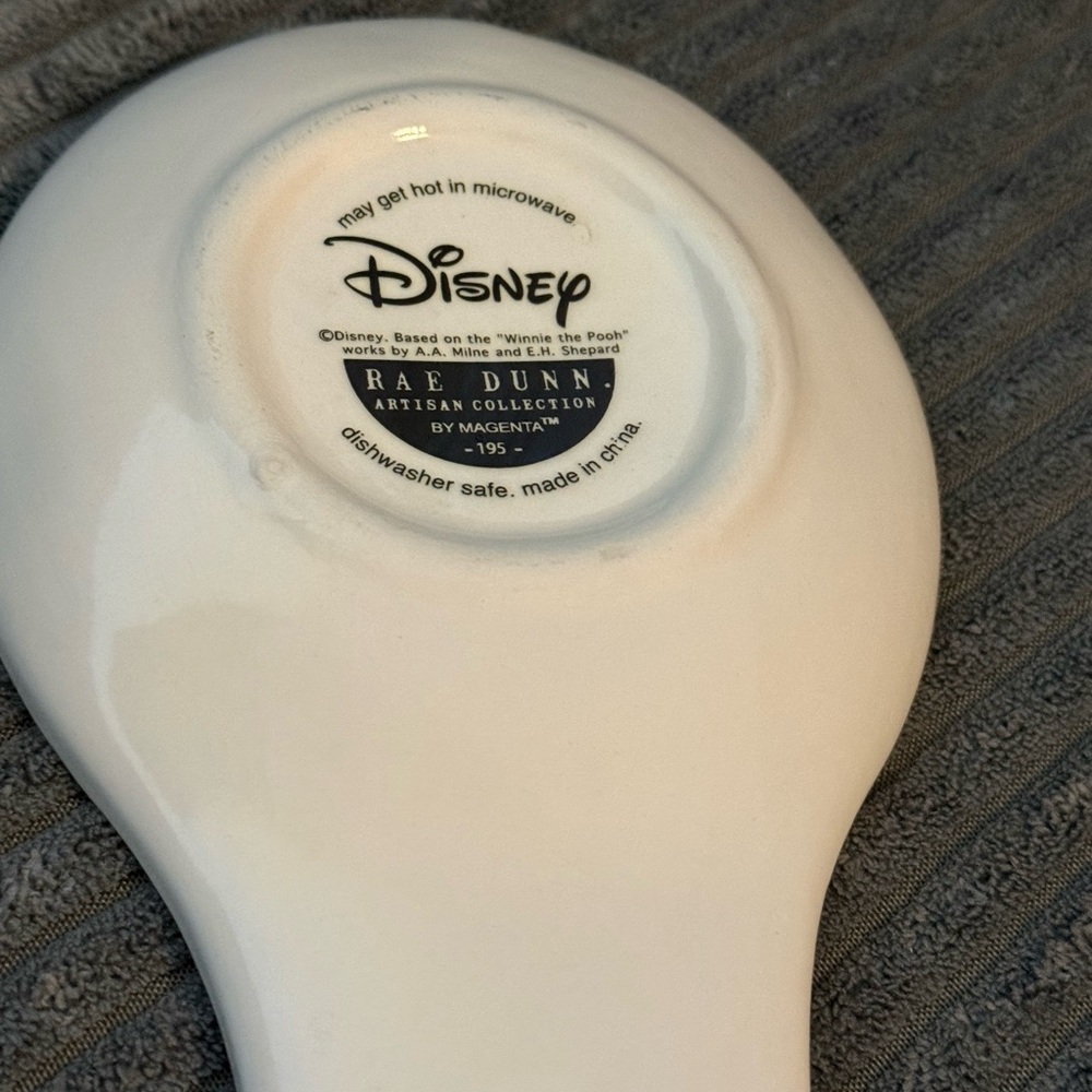 Rae Dunn x Disney White Ceramic- Winnie the Pooh- Spoon Rest - Picture 4 of 7